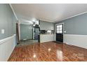 A functional kitchen seamlessly connects to the living area with an open doorway at 267 Buffalo Nw Ave, Concord, NC 28025