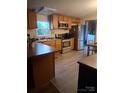 Well-equipped kitchen featuring stainless steel appliances, and ample cabinetry at 315 S Grandview Rd, Clover, SC 29710