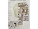 Detailed floor plan showcasing the layout of the Mimosa model home in The Springs Collection at 29 Shanklin Ln, Denver, NC 28037