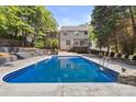 Beautiful in-ground pool and deck, perfect for relaxing or entertaining at 3429 Lazy Day Ln, Charlotte, NC 28269