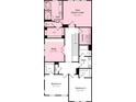 Upstairs floor plan showing bedrooms, study, and dual owner's suite at 3124 Beacon Heights Rd, Indian Land, SC 29707