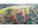 Aerial view of the home and surrounding property, highlighting the spacious lot at 456 Cornelius Rd, Mooresville, NC 28117