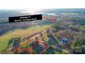 Aerial view showcasing property's location near Interstate 77 Exit 38 and Cornelius Road at 456 Cornelius Rd, Mooresville, NC 28117