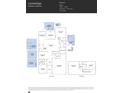 Floorplan illustrating a two-story layout with 2 bedrooms, 3 baths, dining room, bonus room and a 2-car garage at 6316 Fairfax Ct, Maiden, NC 28650