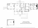 Detailed floor plan showcasing the layout of the home, including room dimensions and garage space at 1238 Carl Allen Rd, Edgemoor, SC 29712
