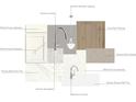 Interior design selections showcase cabinetry, countertops, hardware, flooring, tile, and backsplash options at 502 Webster Ln, Cramerton, NC 28032
