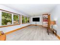 This living room has large windows, built-in shelving, and neutral walls at 3420 Long Ferry Rd, Salisbury, NC 28146