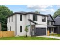 A modern two-story home stands on a lush green lawn with a driveway and well-kept landscaping at 3903 Plainview Rd, Charlotte, NC 28208