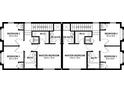 Upstairs floor plan highlighting Primary and other bedrooms with walk-in closets and ensuite bathrooms at 614 Kings Mountain St, Clover, SC 29710