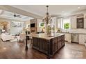 Spacious open kitchen with a large island, granite countertops, and stainless steel appliances at 1501 Alydar Ct, Waxhaw, NC 28173