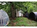 Backyard featuring storage shed and ample outdoor storage at 3241 Reid Ave, Charlotte, NC 28208