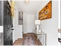 Cozy entryway with wood floors, decor and staircase at 999 Rushing Ln # 13, Fort Mill, SC 29715