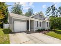 Charming gray home with well-kept lawn and attached one-car garage at 7315 Gasper Ln, Fort Mill, SC 29707