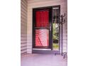 Front door with black trim at 3221 5Th Street Nw Ct, Hickory, NC 28601