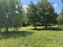 Expansive backyard featuring well maintained lawn and mature shade trees at 1555 Moore Rd, York, SC 29745