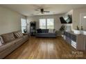 Bright living room with hardwood floors and lots of natural light at 1177 Triece Ln, Charlotte, NC 28215