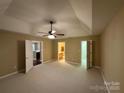 Spacious main bedroom with an en-suite bathroom and walk-in closet entrances at 110 Whitehall Dr, Mooresville, NC 28117