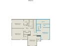 Second-floor layout featuring four bedrooms, ample closet space, and well-appointed bathrooms at 13928 Penbury Ln # 399, Charlotte, NC 28278