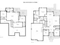 Floor plan showcasing layout of home with bedrooms, kitchen, garage, living spaces at 8283 Long Island Rd, Catawba, NC 28609