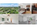 Interior: Kitchen, bedroom and aerial view of neighborhood at 858 Rook Rd, Charlotte, NC 28216