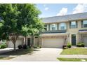 Charming townhome with neutral brick and siding and a well manicured lawn at 3537 Hornets Nest Way # 206, Charlotte, NC 28208