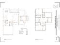 Detailed floor plans of a house showcasing layouts of the first and second floors, including dimensions at 10220 Idlewild Rd, Matthews, NC 28105