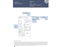 Detailed floor plan showcasing the layout of a 2,082 sq ft home with 3 bedrooms at 2837 Morning Song Way, Lancaster, SC 29720