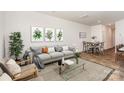 Bright living room with stylish furnishings and decor at 7109 N Mills Rd, Charlotte, NC 28216