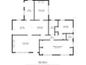 Detailed floor plan showcasing a spacious layout with open living areas and ample storage at 1645 sqft at 1332 Midwood Dr, Gastonia, NC 28052