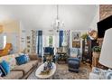 Cozy living room features stylish decor, comfortable seating, and abundant natural light, creating a welcoming ambiance at 111 Beacon Hills Dr, Gastonia, NC 28056