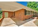 Covered carport area and brick detail at 113 Lou Dr, Gastonia, NC 28052
