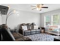 Comfortable living space with reclining seating, ample natural light, and stylish decor at 301 Rowan Gq St, Salisbury, NC 28146