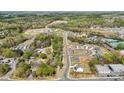 New residential construction area shows neat rows of homes, surrounded by preserved wooded areas at 1465 Hubert Graham Way, Tega Cay, SC 29708