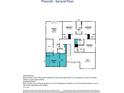 Prescott second floor plan featuring the owner's suite, bedrooms 2-4, loft, and baths at 2541 Mabel Ln, Monroe, NC 28110