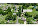 Aerial view of the property at 1787 Eastover Dr, Mt Pleasant, NC 28124 with parcel lines at 1787 Eastover Dr, Mount Pleasant, NC 28124