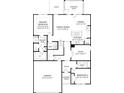 Detailed floor plan showcasing the layout of the primary bedroom, kitchen, and Gathering room at 908 Exeter Dr, Sherrills Ford, NC 28673