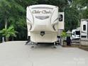 Cedar Creek Silverback Edition RV showing hitch, support system, and front profile at 104 Cardinal Dr, New London, NC 28127