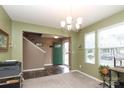 Inviting entryway featuring a green front door, wood floors, and neutral walls at 903 Von Buren Blvd, Rock Hill, SC 29730