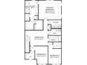 Second floor plan with primary bedroom and flex area at 1233 Margo Mannor Dr, Fort Mill, SC 29708