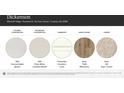 Dickenson home material selections featuring MSI Carrara Delphi Quartz and Shaw Wild Dunes hard floors at 144 Astor St, Troutman, NC 28166