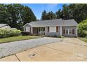 Charming home boasts a well-manicured lawn and classic rocking chairs on the inviting front porch at 1507 Breckenwood Dr, Rock Hill, SC 29732
