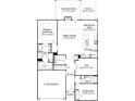 Floor plan featuring 2 bedrooms, 2 bathrooms, 2-car garage, kitchen, Gathering room, and outdoor patios at 900 Exeter Dr, Sherrills Ford, NC 28673