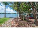 Scenic lakefront property with a tranquil view, lush greenery, and a pathway along the shore at 1018 Southwest Sw Dr # 18, Davidson, NC 28036