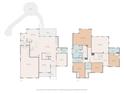 Detailed floor plan showcasing the layout and dimensions of the home at 1808 Mill Chase Ln, Waxhaw, NC 28173