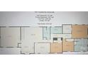Detailed floor plan showcasing layout with bedrooms, kitchen, living spaces, and garage at 14411 Eastfield Rd, Huntersville, NC 28078