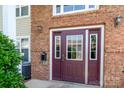 Close-up of a condo entrance with a secure access system at 10614 Hill Point Ct, Charlotte, NC 28262