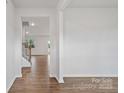 Bright entryway featuring hardwood floors and an open view into the adjacent living area at 462 Janie Cir # 100, Newton, NC 28658