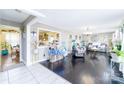 Bright living room featuring wood floors, neutral walls, and stylish furnishings at 24132 Nc Hwy 73 Hwy, Albemarle, NC 28001