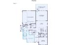 Layout of the home's first floor at 9520 Coast Laurel Nw Ave, Concord, NC 28027