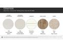 Image showcasing the available finishes, including countertops, cabinetry, hard floors, and carpet at 105 Watuga Pl, Statesville, NC 28625